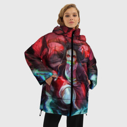 Женская зимняя куртка Oversize Незуко Камадо - фото 2