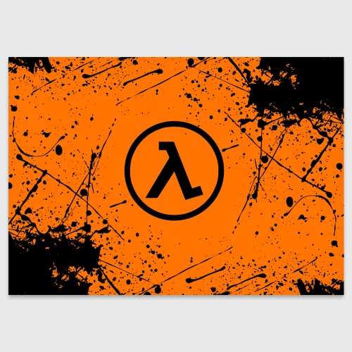 Поздравительная открытка Half-life