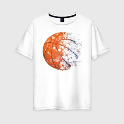 Женская футболка хлопок Oversize BasketBall