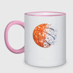 Кружка двухцветная BasketBall