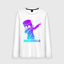 Мужской лонгслив хлопок Marshmello neon Маршмелло неон