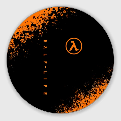 Круглый коврик для мышки Half-life Халф-Лайф