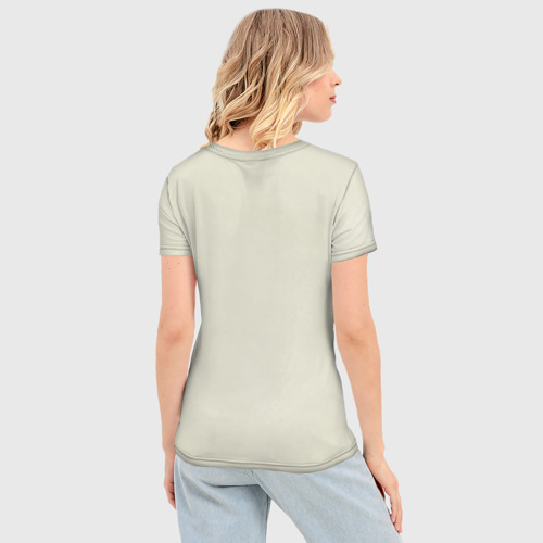 Женская футболка 3D Slim Шальная императрица, цвет 3D печать - фото 4