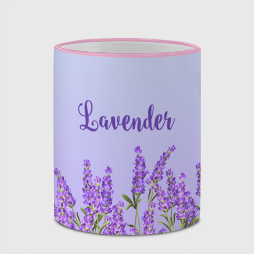 Кружка с полной запечаткой Lavander, цвет Кант розовый - фото 4