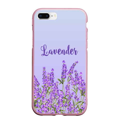 Чехол для iPhone 7Plus/8 Plus матовый Lavander, цвет розовый