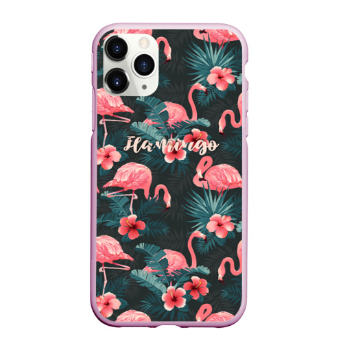 Чехол для iPhone 11 Pro матовый Flamingo, цвет розовый