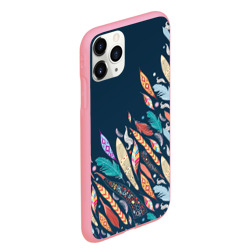 Чехол для iPhone 11 Pro Max матовый Перья - фото 2