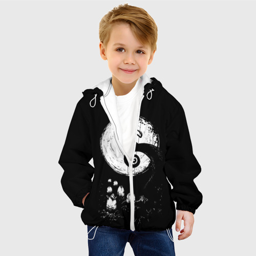 Детская куртка 3D Чужой alien, цвет белый - фото 3