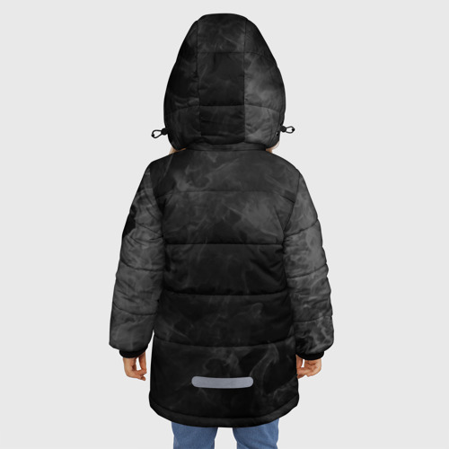 Зимняя куртка для девочек 3D Resident evil 3, цвет черный - фото 4
