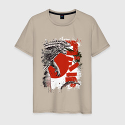Мужская футболка хлопок Godzilla Годзилла