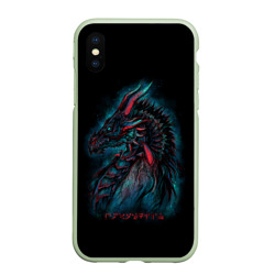 Чехол для iPhone XS Max матовый The Elder Scroll drago