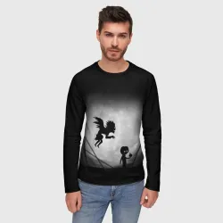 Мужской лонгслив 3D Death Note - фото 2