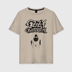 Женская футболка хлопок Oversize Ozzy Osbourne