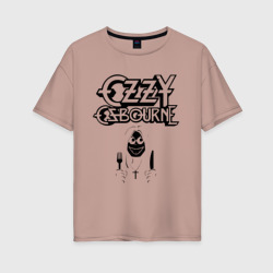 Женская футболка хлопок Oversize Ozzy Osbourne