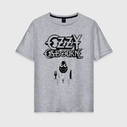 Женская футболка хлопок Oversize Ozzy Osbourne