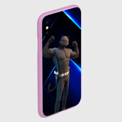 Чехол для iPhone XS Max матовый Fortnite Meowscles Shadow - фото 2