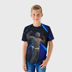 Детская футболка 3D Fortnite Meowscles Shadow - фото 2