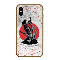 Чехол для iPhone XS Max матовый Sekiro Shadow Die twice