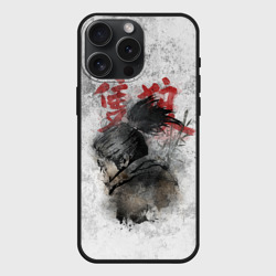 Чехол силиконовый для Apple iPhone 15 Pro Мax матовый Sekiro Shadow Die twice