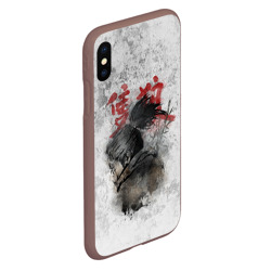 Чехол для iPhone XS Max матовый Sekiro Shadow Die twice - фото 2