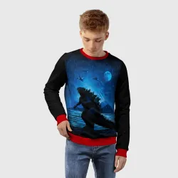 Детский свитшот 3D Godzilla Годзилла - фото 2