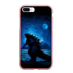 Чехол для iPhone 7Plus/8 Plus матовый Godzilla Годзилла