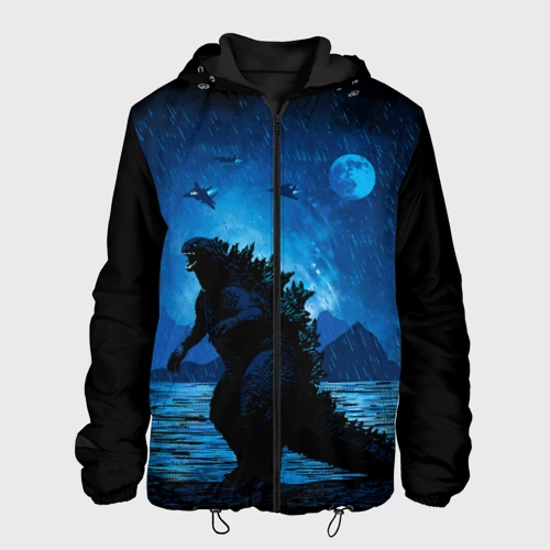 Мужская куртка 3D Godzilla Годзилла