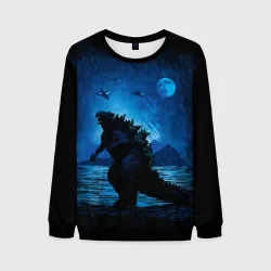 Мужской свитшот 3D Godzilla Годзилла