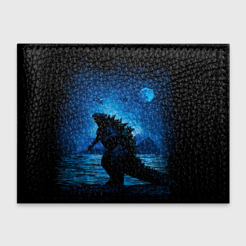 Обложка для студенческого билета Godzilla Годзилла, цвет бирюзовый