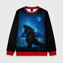 Детский свитшот 3D Godzilla Годзилла