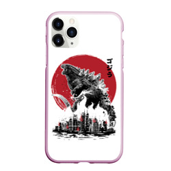 Чехол для iPhone 11 Pro Max матовый Godzilla Годзилла