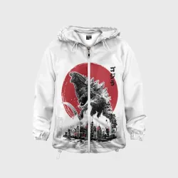 Детская ветровка 3D Godzilla Годзилла