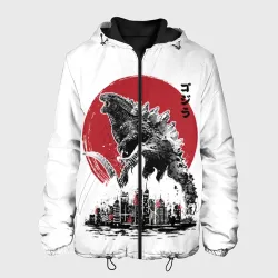 Мужская куртка 3D Godzilla Годзилла