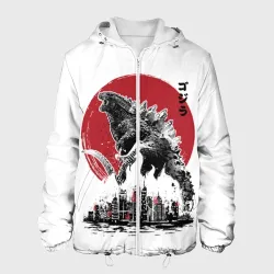 Мужская куртка 3D Godzilla Годзилла