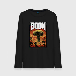 Мужской лонгслив хлопок DOOM BOOM