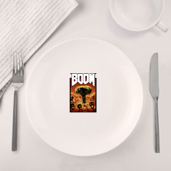 Набор: тарелка + кружка DOOM BOOM - фото 2