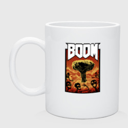 Кружка керамическая DOOM BOOM