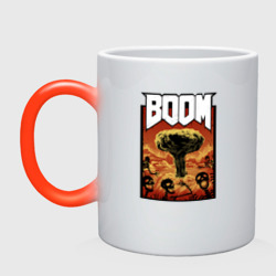 Кружка хамелеон DOOM BOOM