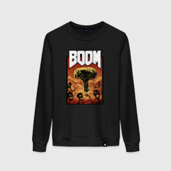 Женский свитшот хлопок DOOM BOOM