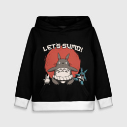 Детская толстовка 3D Totoro sumo