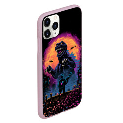 Чехол для iPhone 11 Pro матовый Godzilla Годзилла - фото 2