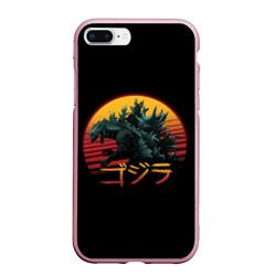 Чехол для iPhone 7Plus/8 Plus матовый Godzilla Годзилла