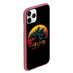 Чехол для iPhone 11 Pro Max матовый Godzilla Годзилла - фото 2