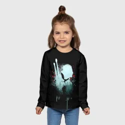 Детский лонгслив 3D Ведьмак the Witcher - фото 2