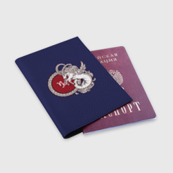 Обложка для паспорта матовая кожа Козерог Знак Зодиака - фото 2