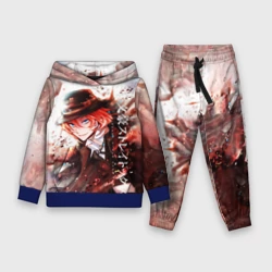 Детский костюм с толстовкой 3D BSD logo Art