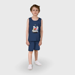 Детская пижама с шортами хлопок BT21 - фото 2