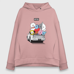 Женское худи Oversize хлопок BT21