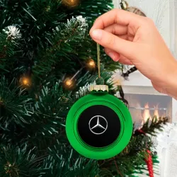 Ёлочный шар стеклянный/пластиковый Mercedes-Benz AMG - фото 2