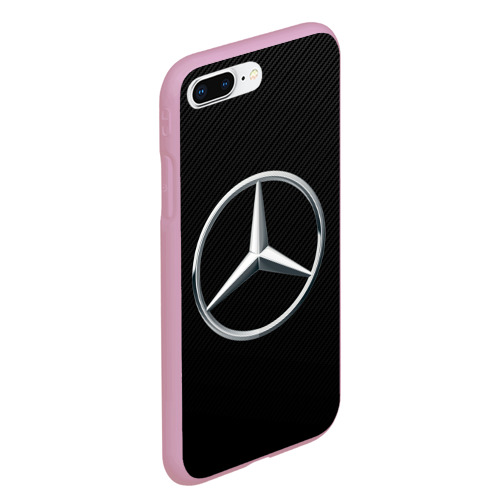 Чехол для iPhone 7Plus/8 Plus матовый Mercedes-Benz AMG, цвет розовый - фото 3